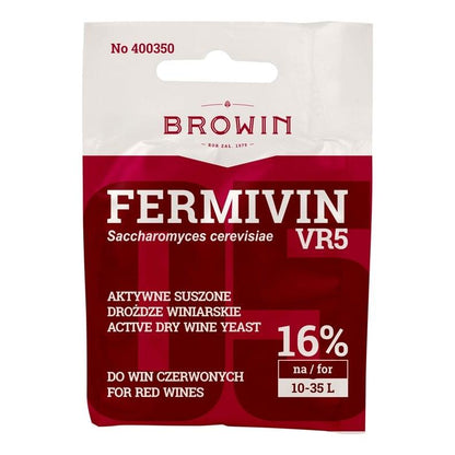 Sausosios vyno mielės BIOWIN DRVR5/400350, 7 g
