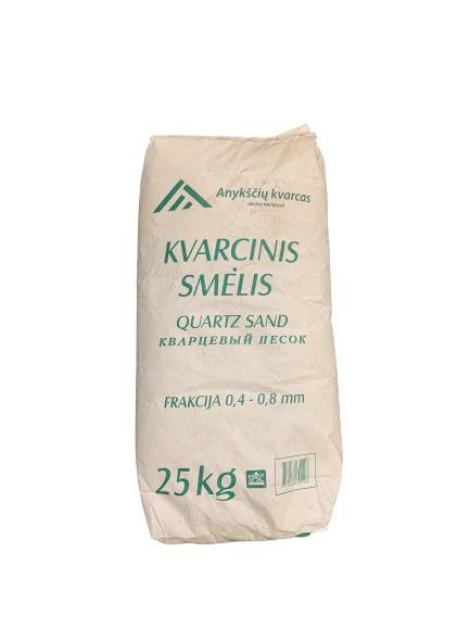Kvarcinis smėlis baseinų filtrams, 25 kg