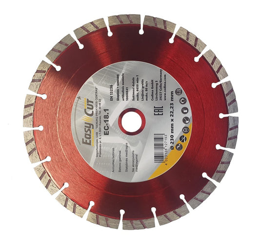 Deimantinis pjovimo diskas Cedima EC-18.1 180x22,23x2,2mm