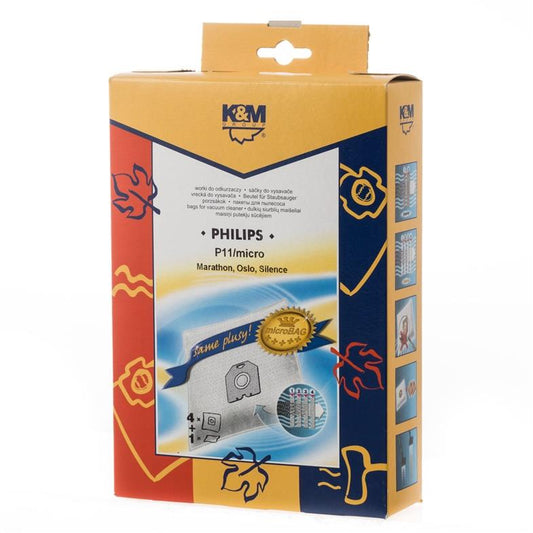 Worki do odkurzacza K&M P11 Mikro, 4 szt.
