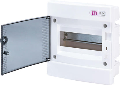 Rozdzielnica modułowa ETI ECM08PT, podtynkowa, IP40, 8 modułów.