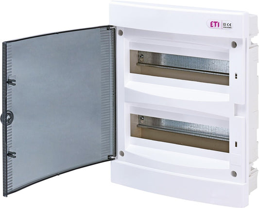 Rozdzielnica modułowa ETI ECM24PT, podtynkowa, IP40, 24 moduły