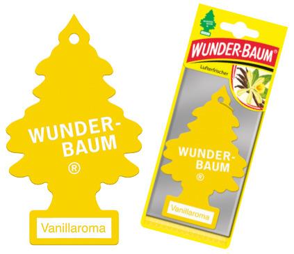 Odświeżacz samochodowy Wunder-Baum Vanillaroma