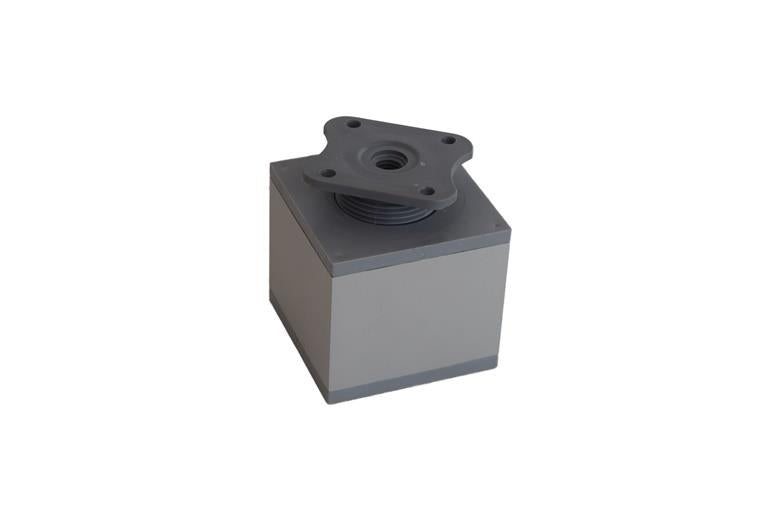Baldų kojelė, 60 x 60 x 80 mm