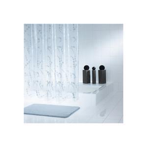 Zasłona prysznicowa RIDDER DOTS SILVER 32377, 200×180 cm