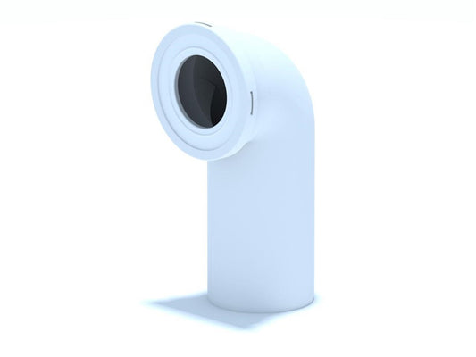 Unitazo alkūnė Ani Plast W9220, 90°, Ø 110/141 mm, balta