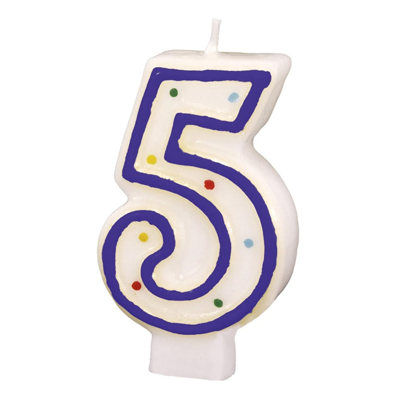 Świeczka tortowa nr 5, 7,3 cm