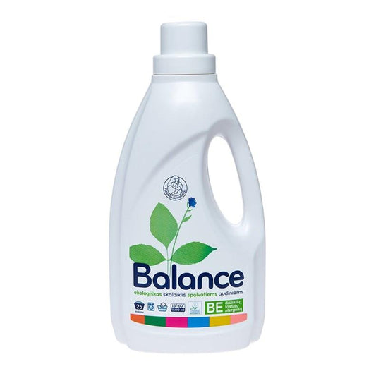 Płyn do prania BALANCE, do kolorów, 1,5 l, 25 prań