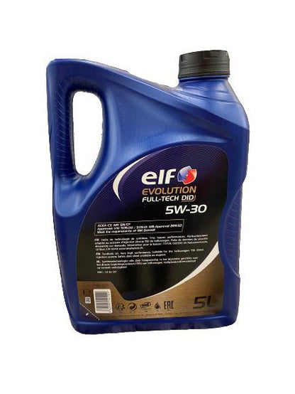 OLEJE SILNIKOWE „ELF EVOLUTION FULLTECH DID” (5W-30; 5 L)