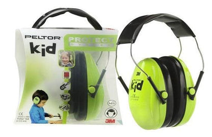 Apsauginės ausinės vaikams 3M Peltor Kid, žalios