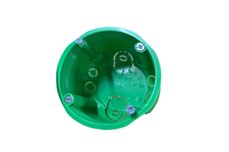 Puszka montażowa Liregus IID66-002, 70 x 46 mm, ze śrubami