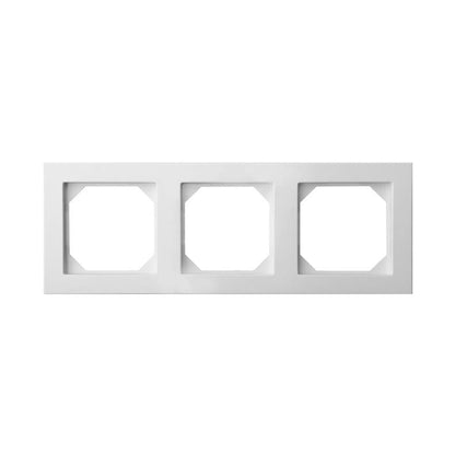Potrójna ramka LIREGUS EPSILON, biała