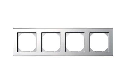 Keturvietis rėmelis LIREGUS EPSILON, metalo spalvos