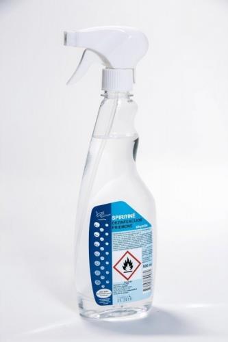 Spiritinė dezinfekcijos priemonė paviršiams su purkšt, 500ml