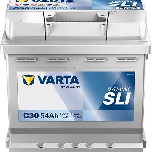 Akumuliatorius Varta SD C30, 54 Ah, 530 A, 12 V