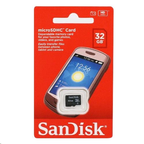 Karta pamięci SanDisk microSDHC CL4, 32 GB