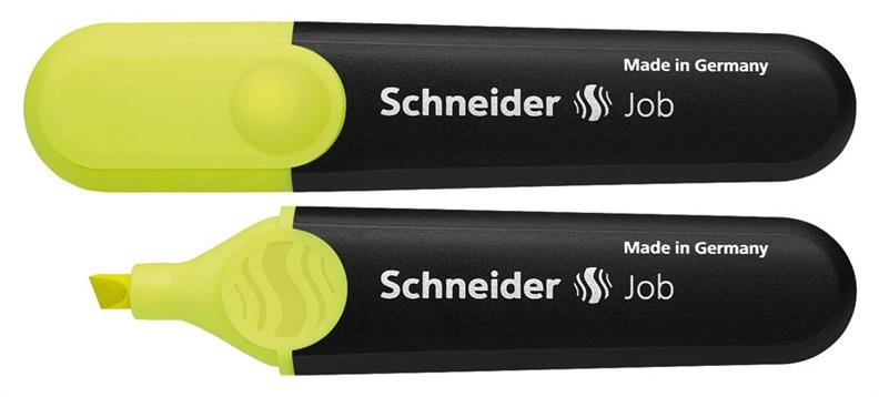 Teksto žymeklis Schneider Job, geltonas