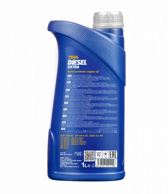 VARIKLIŲ TEPALAI „MANNOL DIESEL EXTRA“ (10W40; 1 L)