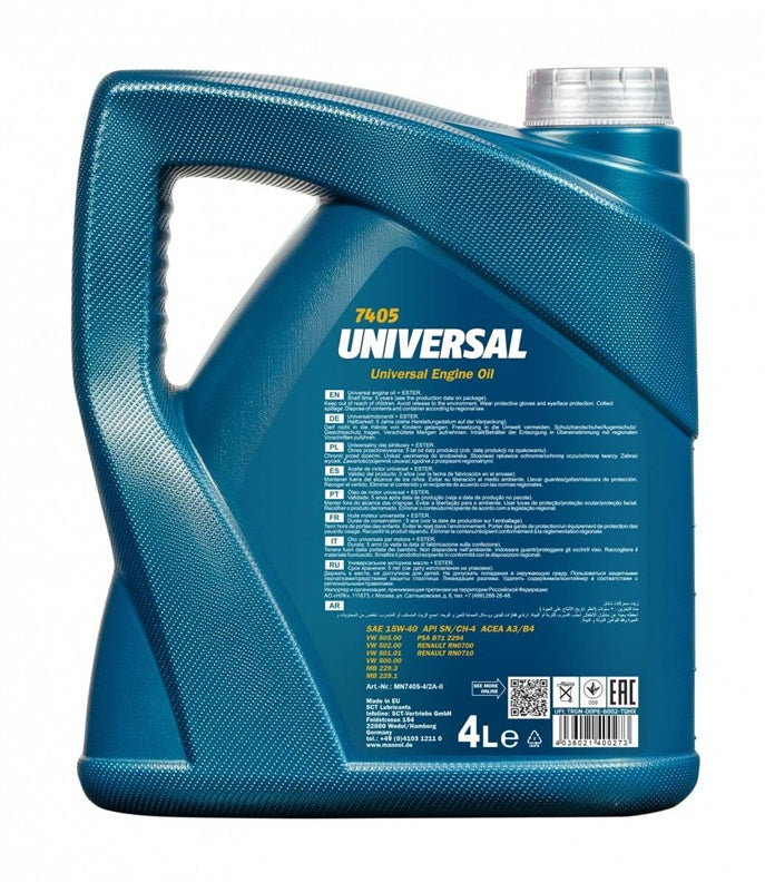 Olej silnikowy Mannol Universal, 15W-40, 5 l