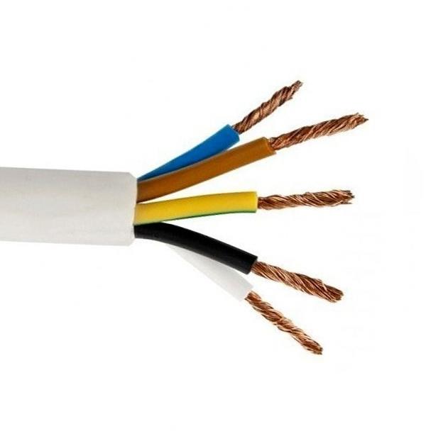 Kabelis Lietkabelis BVV-LL, 5 x 0.75 mm², baltas