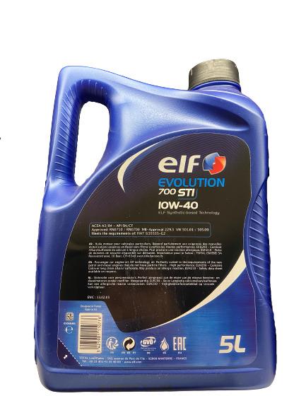VARIKLIŲ TEPALAS „ELF EVOLUTION 700 STI“ (10W-40; 5 l)