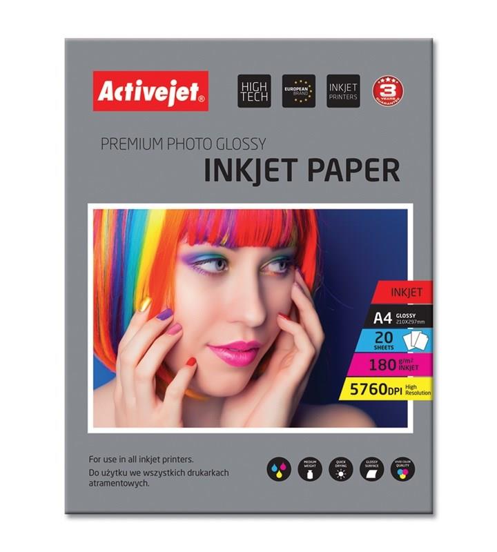 Fotopopierius Active Jet AP4-180G20, blizgus, A4