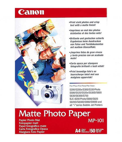 Papier fotograficzny Canon MP-101, matowy, A4