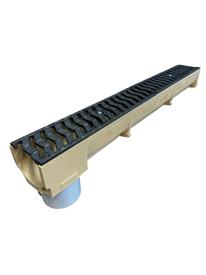 Drenažo latakas su Ø 110 mm vamzdžiu Stora Drain Self, 1 m
