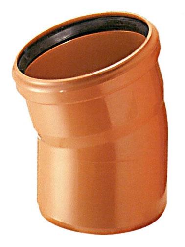 Kolano kanalizacyjne zewnętrzne Magnaplast, Ø 110 mm x 30°