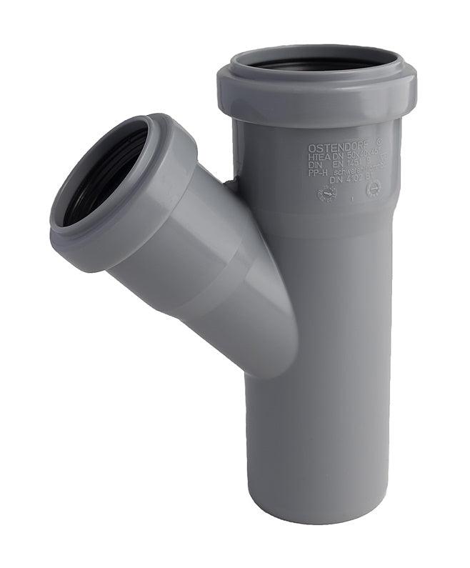 Trójnik kanalizacyjny HTplus, Ø 40 / 50 mm, 45°