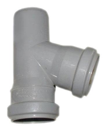 Trójnik kanalizacyjny wewnętrzny Wavin, Ø 40 / 40 mm, 67°