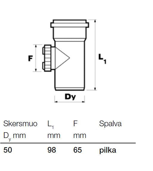 Środek do czyszczenia kanalizacji wewnętrznej Wavin, Ø 50 mm