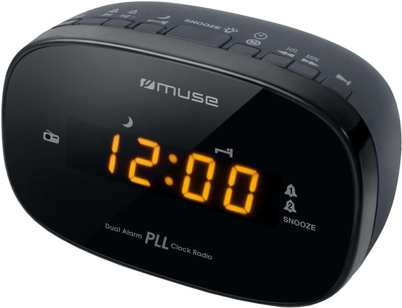 Radijo žadintuvas Muse M-150CR, juoda