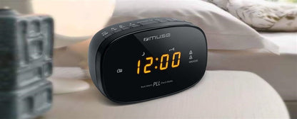 Radijo žadintuvas Muse M-150CR, juoda