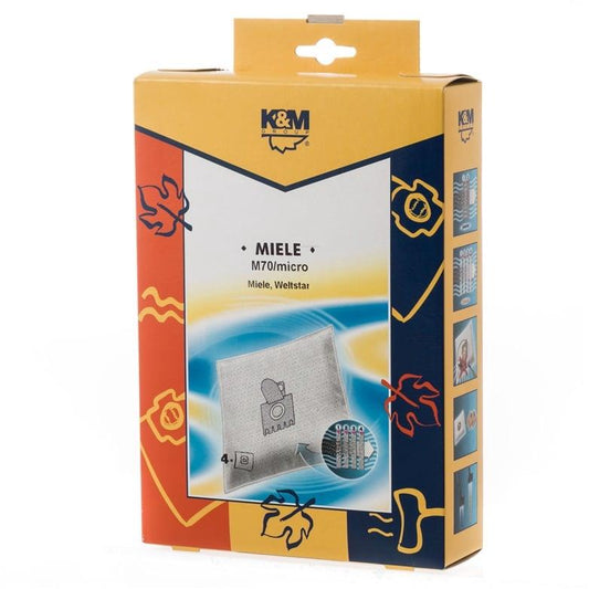 Worki do odkurzacza K&M M70 Mikro, 4 szt.