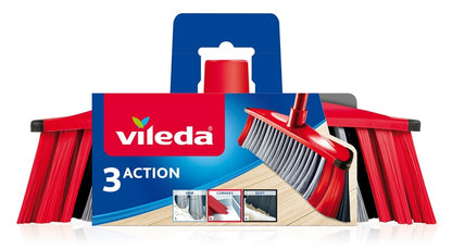 Grindų šluota su kotu Vileda 3 in 1