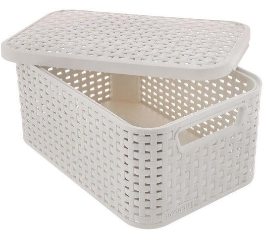 Pojemnik do przechowywania CURVER, 6 l, kremowy, 29,1×19,8×14,2 cm
