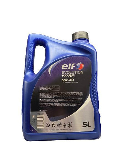 VARIKLIŲ TEPALAS „ELF EVOLUTION 900 nF“ (5W-40; 5 L)