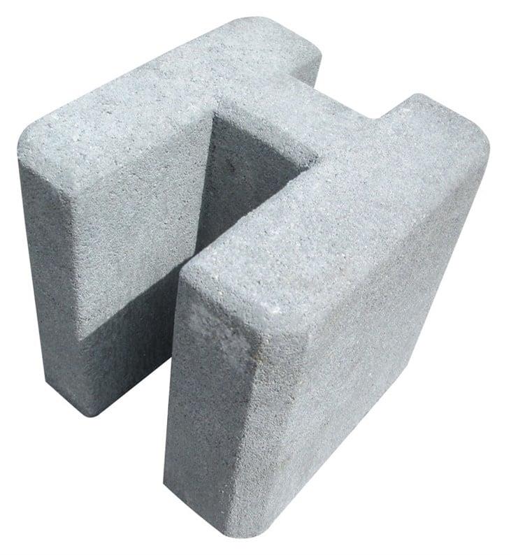 Betoninis sujungimas tvoros pamatui, 20 x 19 x 20 cm