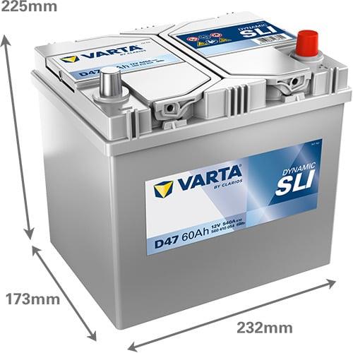 Akumuliatorius Varta BD D47, 60 Ah, 540 A, 12 V