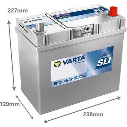 Akumuliatorius Varta BD B32, 45 Ah, 330 A, 12 V