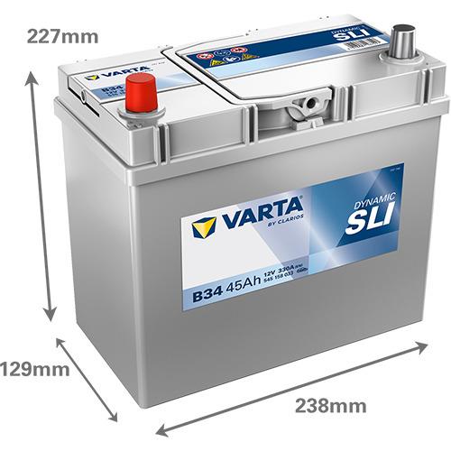 Akumuliatorius Varta BD B34, 45 Ah, 330 A, 12 V