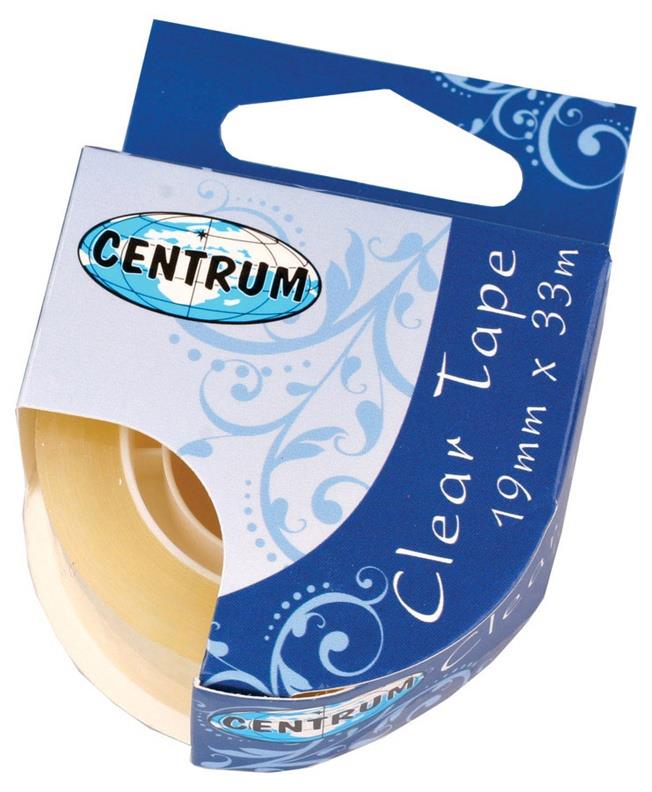 Lipnioji juostelė CENTRUM 80153, 33 m × 19 mm, skaidri