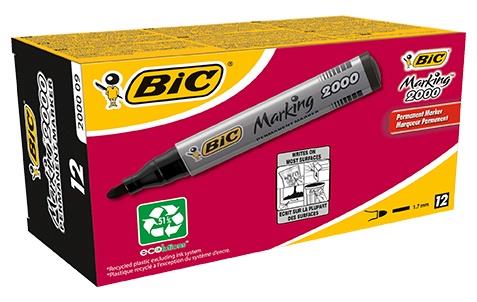 Permanentinis žymeklis Bic, juodas