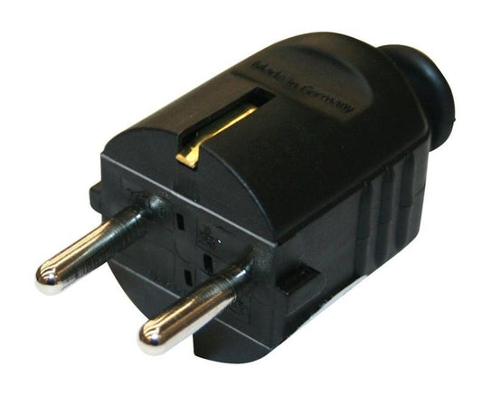 Wtyczka N&L, 3P, 16A, 250V, czarna