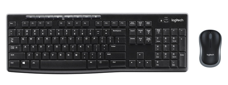 Klawiatura Logitech MK270 EN, czarna, bezprzewodowa