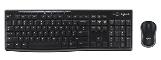 Klaviatūra Logitech MK270 EN, juoda, belaidė