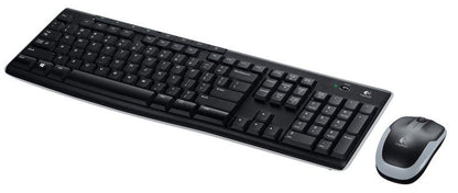 Klaviatūra Logitech MK270 EN, juoda, belaidė