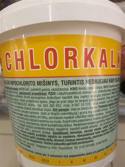 Chlorkalkės, 0,6 kg