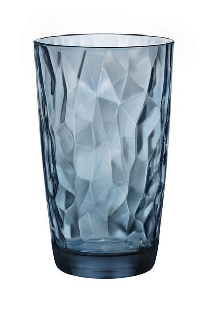 Stiklinė BORMIOLI ROCCO DIAMOND COOLER, 470 ml, mėlyna